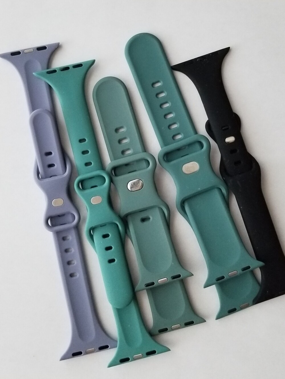 ❗Apple Watch Blue Purple Silicone Sport Band Bundle❗